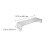 Acrylic White Rectangular Monitor Riser Stand 1 Pc 5