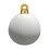 Boules de Noël gonflables en velours de 40 cm 2