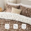 Brown Floral Comforter Set Twin/Twin XL 2-Piece 3