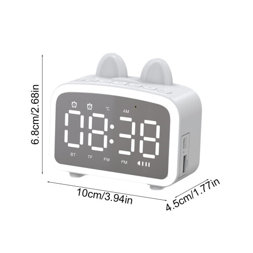 Bluetooth-wekker met luidspreker, radio en SD-kaart 2