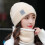 Ensemble bonnet et écharpe d'hiver en maille doublée polaire 7