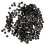 300 sorte 4 mm runde harpiksknapper med 2 huller 3