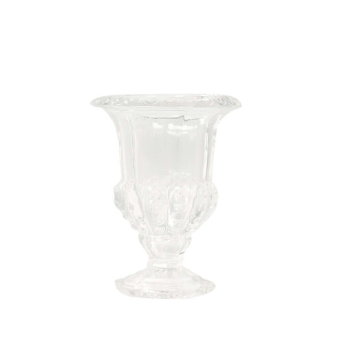 Vaso de vidro transparente estilo romano de 6,5 polegadas (pacote com 2) 2