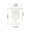 Vaso de vidro transparente estilo romano de 6,5 polegadas (pacote com 2) 4