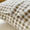 Bruna gingham-kuddfodral 20x36 tum, set med 2 3
