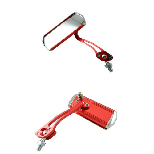 Bike Rear View Mirror Blast-resistant Bicycle Handlebar Red 2