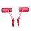 Bike Rear View Mirror Blast-resistant Bicycle Handlebar Red 4