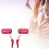 Bike Rear View Mirror Blast-resistant Bicycle Handlebar Red 7