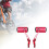 Bike Rear View Mirror Blast-resistant Bicycle Handlebar Red 8