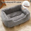 Κρεβάτι σκύλου για μεγάλα και μεσαία μικρά σκυλιά, ορθογώνιος πλενόμενος 4