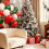 Conjunto de balões de Natal vermelho, verde e branco de 12 polegadas (57 peças) 6