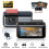 Δώρα για γυναίκες σε προσφορά! Κάμερα HD Wifi Dash Cam 3 ιντσών με μπροστινό και πίσω 2