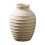 Vaso de cerâmica branco estilo casa de campo com alça. 3