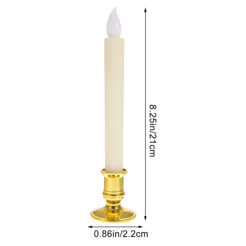 Sada 2 LED svícnů GOOHOCHY Taper 1