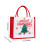 Weihnachtsgeschenkbox-Tasche – Flach verpackt, festliches Design 3