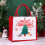 Weihnachtsgeschenkbox-Tasche – Flach verpackt, festliches Design 5