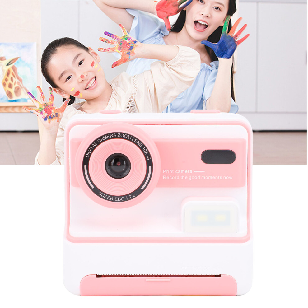 Kids Instant Print Camera 48Mp, 2.4In Screen, 1000Mah Pink 8711384744290