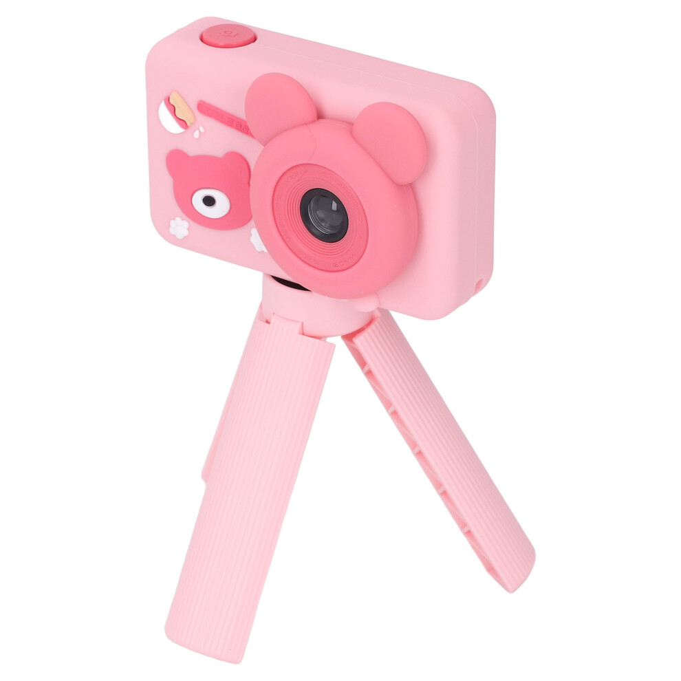 48Mp 1080P Dual Lens Selfie Vlogging Camera, Portable For Kids & Teens Pink 4201384744320