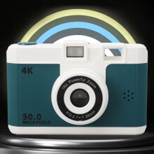 Cámara digital verde de 50 MP y 1080p, de 2,4 pulgadas, 800 mAh
