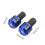 Aluminum Alloy Motorcycle Handlebar Plug – Blue, 2 Pack 3