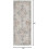 Χαλί Vintage Retro Design 2x7 Πόδια σενίλ με χαμηλό πέλος 2