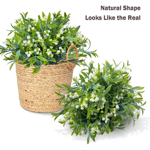 Flori artificiale de exterior rezistente la UV, 16 pachete 2