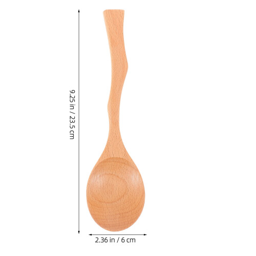 Trærispaddel og madlavningsske 23,5 cm 1