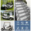 Golfkarstoelhoes van microvezel, 51" x 31" 6
