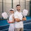 Σετ Κουπιών Pickleball από Φύλλα Fiberglass με Λουλούδια, 2 Κουπιά + 2 6