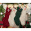 Broderad kabelstickad julstrumpa 45 cm 3