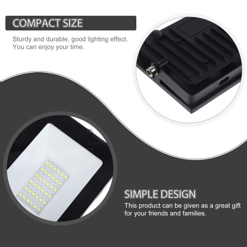 Refletor LED de alumínio e vidro, 30W, ultrafino, IP66 2
