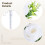 Set van 6 witte zijden rozen als bruidscorsages 3