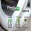 4 stk. bildæktryksmåler ventilkapper sensorindikator 3 farver øjenalarm 5