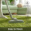 Green shaggy area rug round 5 ft 4