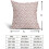 Fodere per cuscini rosa con stampa floreale a blocchi, 20x20 cm, set da 2 5