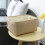 Cesta de almacenamiento rectangular de tela 9W 2