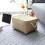 Cesta de almacenamiento rectangular de tela 9W 5