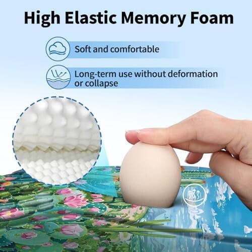 Ergonomisk musemåtte med håndledsstøtte i memory foam 2