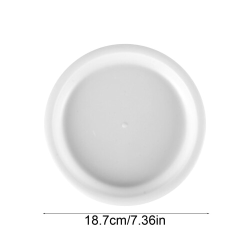 Nordisk rund plasttallrik 18,7 cm – splittersäker & 1
