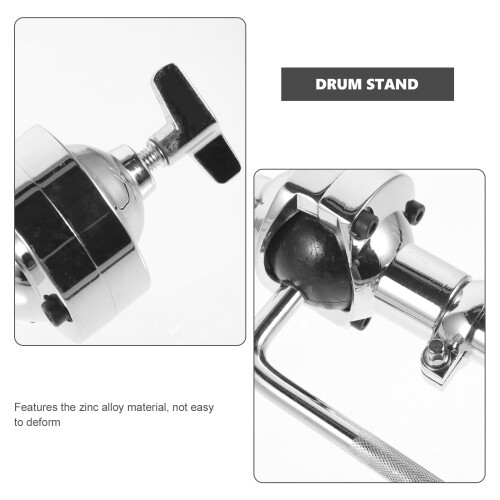 Tom Stand Drum Suspension System Mount Standing Brackets Silver 2