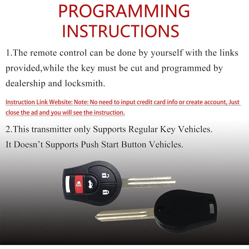Pilot do kluczyka Nissan Sentra 2013–2019 2