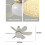 Ventilateur lumineux LED avec télécommande, intensité réglable et multicolore 4