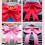 Hochzeitsschleife aus EVA-Material, rosa, 70 cm 6