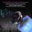 Cubitera LED con altavoz Bluetooth, 5L–7L, plástico transparente 5