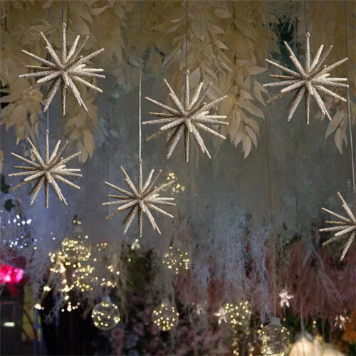 Coffee Christmas Starburst Ornament PVC 12 cm 1
