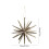 Coffee Christmas Starburst Ornament PVC 12 cm 3