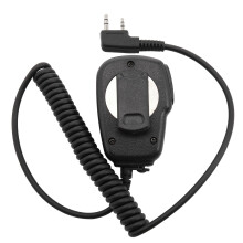 2 Pin PTT Speaker MIC Walkie Talkie Accessories For UV5R 888S For For TYT Two Way Radio C9021A