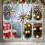 Coffee Christmas Starburst Ornament PVC 12 cm 5