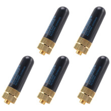 5PCS / LOT Doppel-Band UHF + VHF SRH805S SMA-weibliche Antenne fuer  UV-5r BF-888s UV-5 UV-5RA UV-5re TK3107 2107 10W 144 / 430MHz