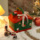 Beige pappers julklappsask 16x18,3x20cm 5